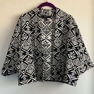 Forever 21 Monochrome Patterned Blazer